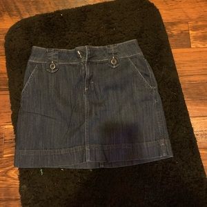 Blue Jean Mini Skirt